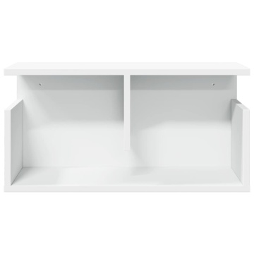 Dulap de perete, alb, 60x20x30 cm, lemn prelucrat - Img 4