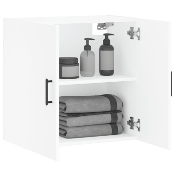Dulap de perete, alb, 60x31x60 cm, lemn compozit - Img 4