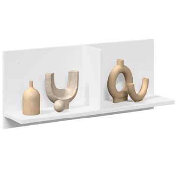 Dulap de perete, alb, 70x16,5x30 cm, lemn prelucrat - Img 1