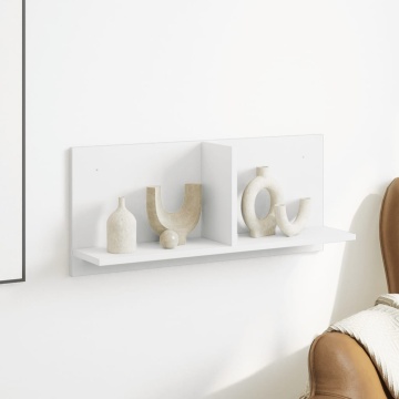 Dulap de perete, alb, 70x16,5x30 cm, lemn prelucrat - Img 3