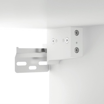 Dulap de perete, alb, 80x33x80 cm, lemn prelucrat - Img 5