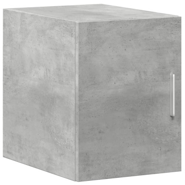 Dulap de perete, gri beton, 30x42,5x40 cm, lemn prelucrat - Img 2
