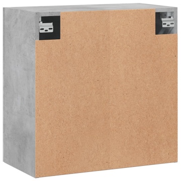 Dulap de perete, gri beton, 60x31x60 cm, lemn compozit - Img 7