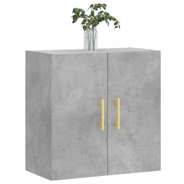 Dulap de perete, gri beton, 60x31x60 cm, lemn compozit - Img 3