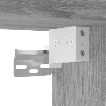 Dulap de perete, gri sonoma, 102x30x20 cm, lemn compozit - Img 7