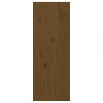 Dulap de perete, maro miere, 30x30x80 cm, lemn masiv de pin - Img 5