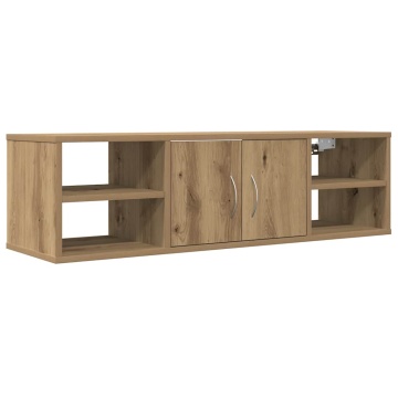 Dulap de perete, stejar artizanal, 101x30x29 cm, lemn prelucrat - Img 2
