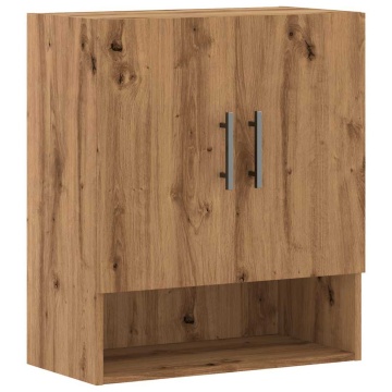 Dulap de perete, Stejar artizanal, 60x31x70 cm, lemn compozit - Img 2