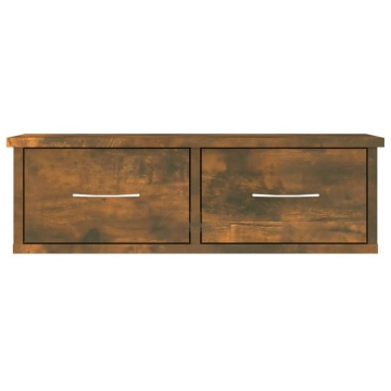 Dulap de perete, stejar fumuriu, 60x26x18,5 cm lemn prelucrat - Img 3