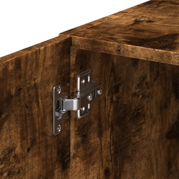 Dulap de perete, stejar fumuriu, 70x42,5x40 cm, lemn compozit - Img 7