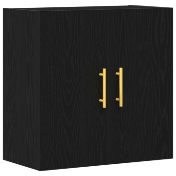 Dulap de perete Stejar negru 60x31x70 cm Lemn prelucrat - Img 2