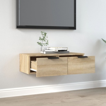 Dulap de perete, stejar sonoma, 68x30x20 cm, lemn compozit - Img 3