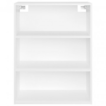 Dulap de perete suspendat, alb, 69,5x32,5x90 cm - Img 8