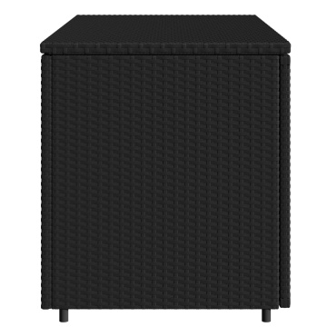 Dulap depozitare de grădină, negru, 110x55x60,5 cm, poliratan - Img 7
