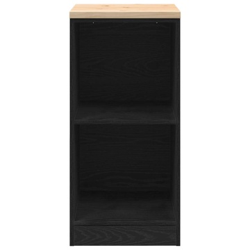Dulap depozitare garaj negru 40x51x85 cm lemn masiv de pin - Img 8
