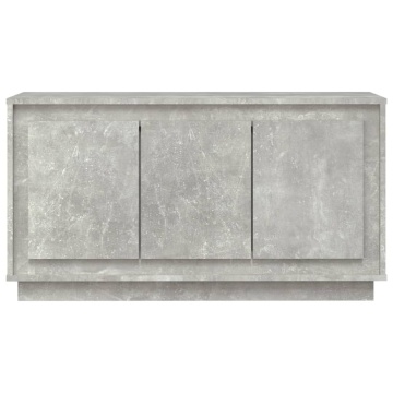 Dulap, gri beton, 102x35x55 cm, lemn prelucrat - Img 8