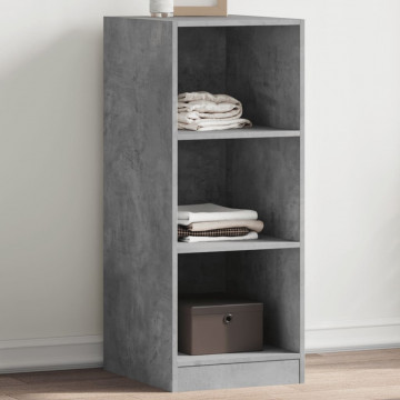 Dulap, gri beton, 48x41x102 cm, lemn prelucrat - Img 1