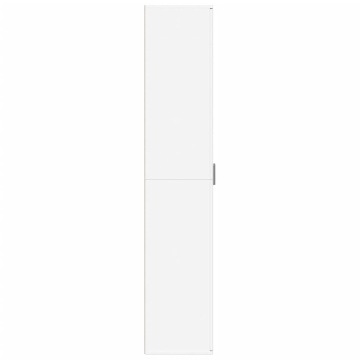 Dulap înalt, alb, 60x35x180 cm, lemn prelucrat - Img 4