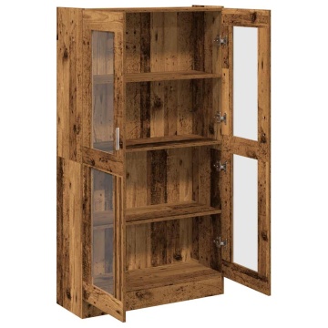 Dulap înalt, lemn vechi, 82,5x30,5x150 cm, lemn prelucrat - Img 6