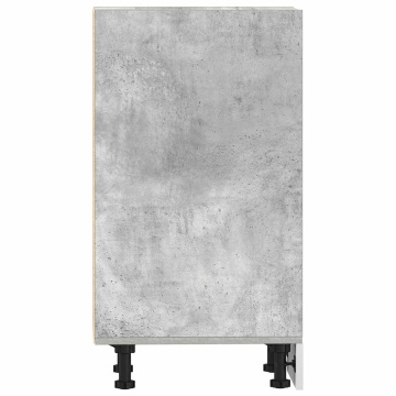 Dulap inferior, gri beton, 40x44,5x81,5 cm, PAL - Img 8