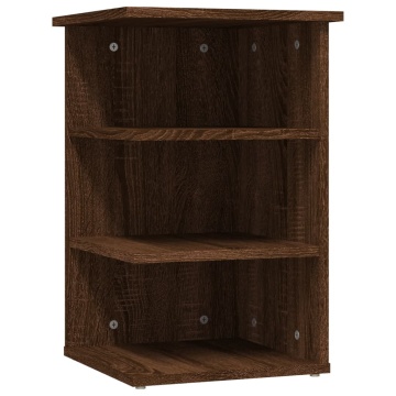 Dulap lateral, stejar maro, 35x35x55 cm, lemn prelucrat - Img 2