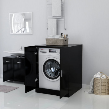 Dulap mașină de spălat, negru, 71x71,5x91,5 cm - Img 6