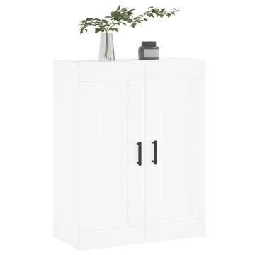 Dulap montat pe perete, alb, 69,5x34x90 cm, lemn prelucrat - Img 4