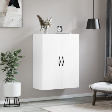 Dulap montat pe perete, alb, 69,5x34x90 cm, lemn prelucrat - Img 3
