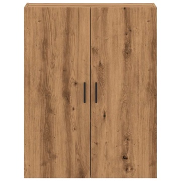 Dulap montat pe perete, stejar artizanal, 69,5x34x90 cm - Img 4