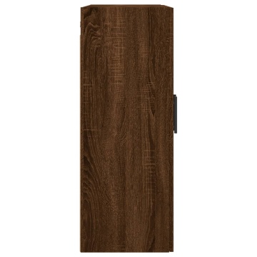 Dulap montat pe perete, stejar maro, 69,5x34x90 cm - Img 7
