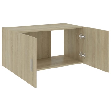 Dulap montat pe perete stejar Sonoma 80x39x40cm lemn prelucrat - Img 4