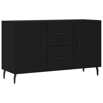 Dulap, negru, 100x36x60 cm, lemn compozit - Img 2