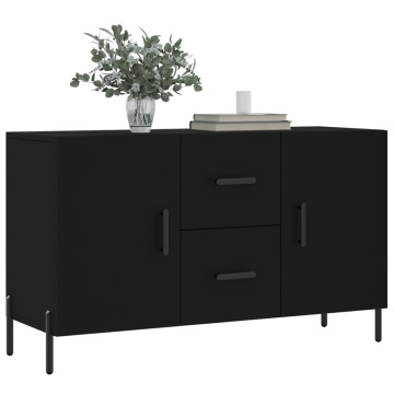 Dulap, negru, 100x36x60 cm, lemn compozit - Img 3
