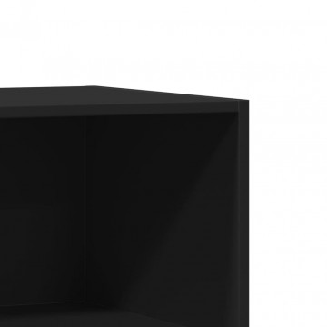 Dulap, negru, 77x48x102 cm, lemn prelucrat - Img 7