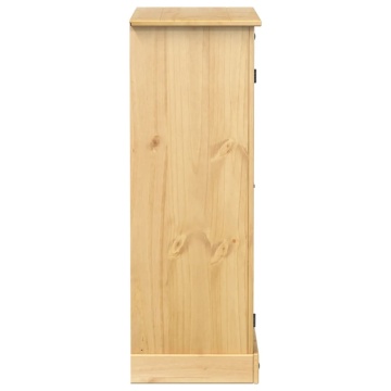 Dulap pantofi Corona, 86x38,5x108 cm, lemn masiv de pin - Img 8