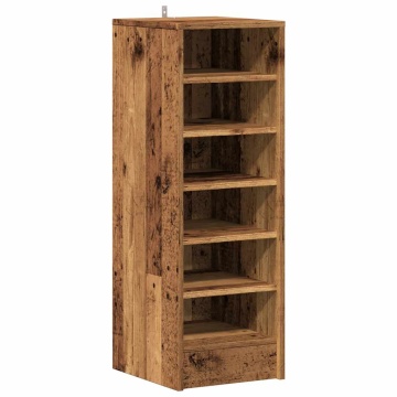 Dulap Pantofi Lemn Vechi 32x35x92 cm Lemn prelucrat - Img 2