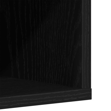 Dulap Pantofi Stejar Negru 54x34x183 cm Lemn prelucrat - Img 7