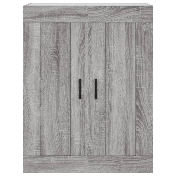 Dulap pe perete, sonoma gri, 69,5x34x90 cm, lemn prelucrat - Img 5