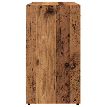 Dulap pentru chiuvetă baie lemn vechi 60x33x60cm lemn prelucrat - Img 6