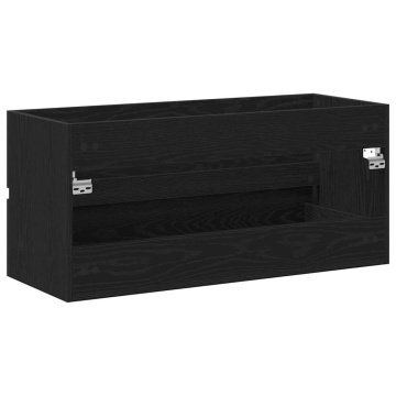 Dulap pentru chiuvetă Stejar negru 100x38,5x45cm Lemn prelucrat - Img 7