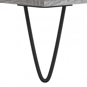 Dulap pentru discuri gri sonoma 85x38x48 cm lemn prelucrat - Img 6