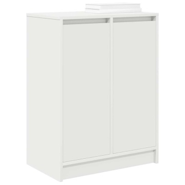Dulap pentru încălțăminte alb 57x34x76 cm lemn prelucrat - Img 4