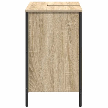Dulap pentru lavoar baie Stejar Sonoma 60x34,5x60 cm - Img 6