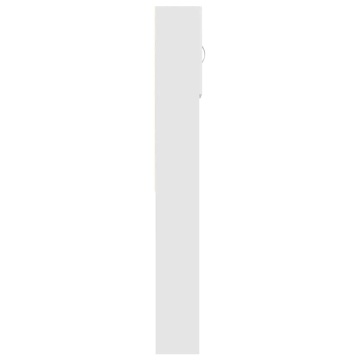 Dulap pentru mașină de spălat alb 64x24x190 cm lemn prelucrat - Img 6