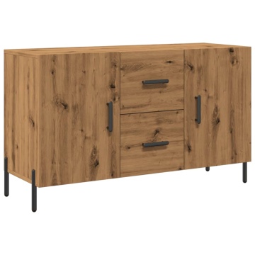 Dulap, stejar artizanal, 100x36x60 cm, lemn prelucrat - Img 2
