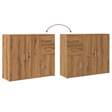Dulap, stejar artizanal, 91x29,5x75 cm, lemn prelucrat - Img 7
