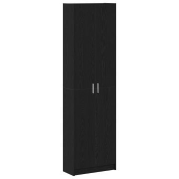 Dulap Stejar Negru 55x25x189 cm Lemn Prelucrat - Img 2