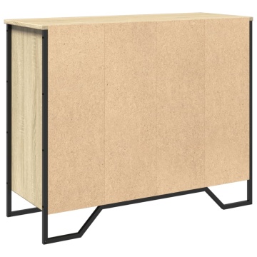 Dulap, stejar sonoma, 91x35,5x74,5 cm, lemn prelucrat - Img 5