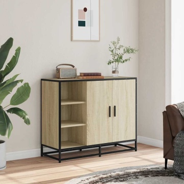 Dulap, stejar sonoma, 92x35x76 cm, lemn prelucrat - Img 3