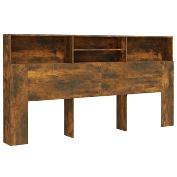 Dulap tăblie, Stejar afumat, 200x19x103,5 cm - Img 2